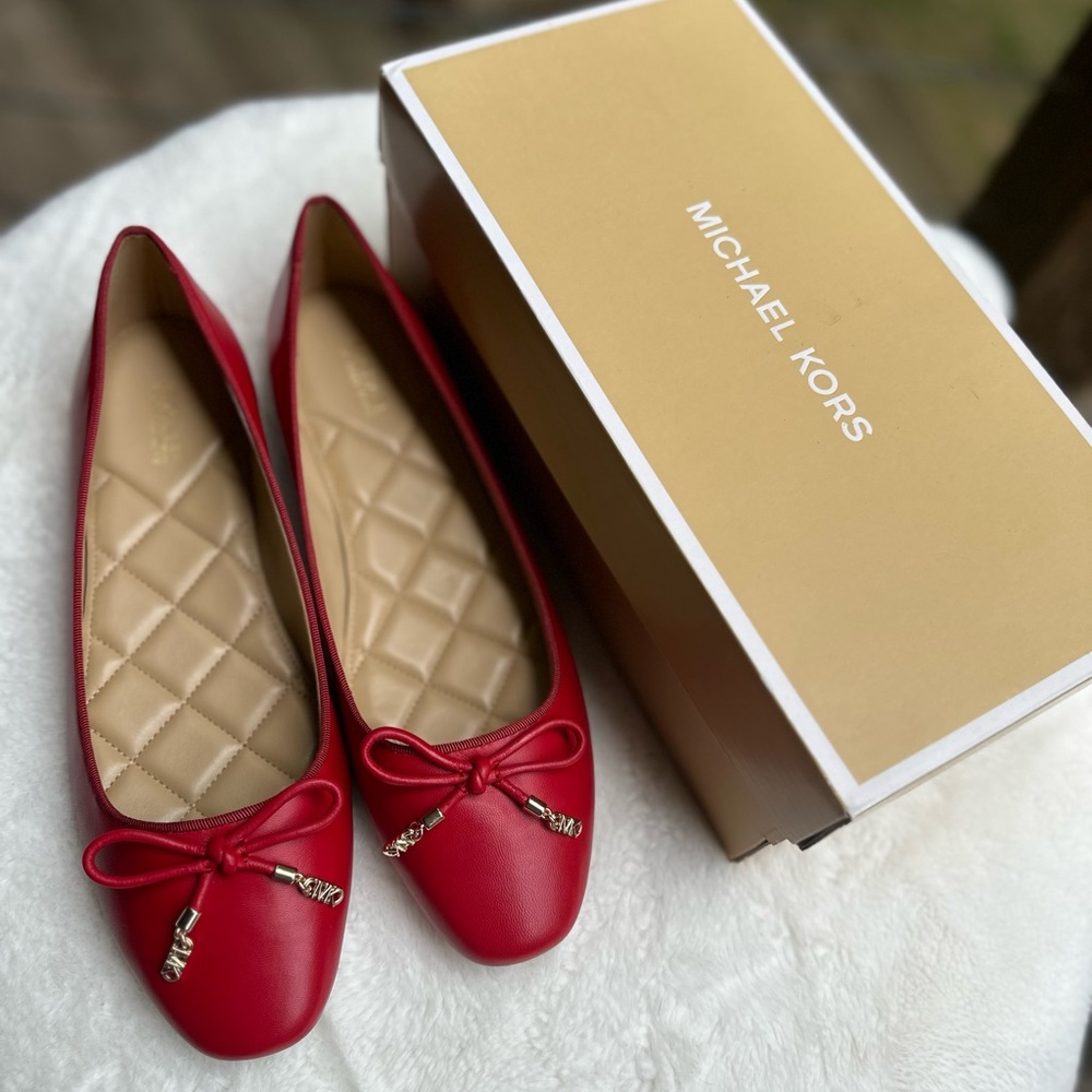 Michael Kors Women’s Ballet Flats Red